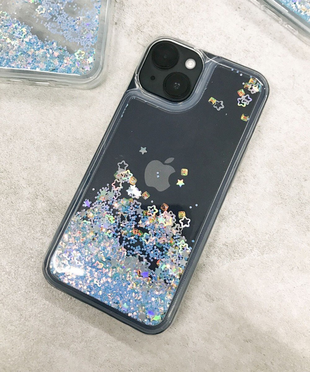 WEGO キラキラiphoneケース（ブルー） 