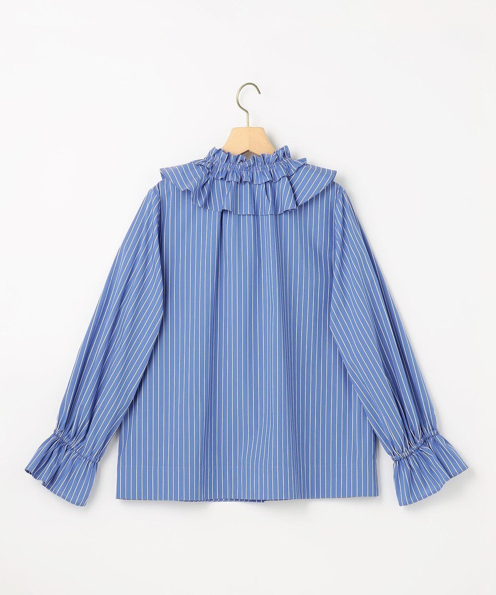 組曲 【先行予約・2WAY】エアリーシャーティングフリル襟 ブラウス 