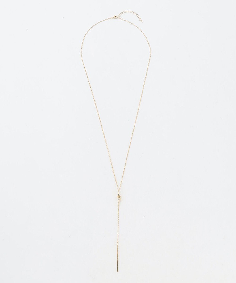 ANY ノットリボンメタルネックレス 