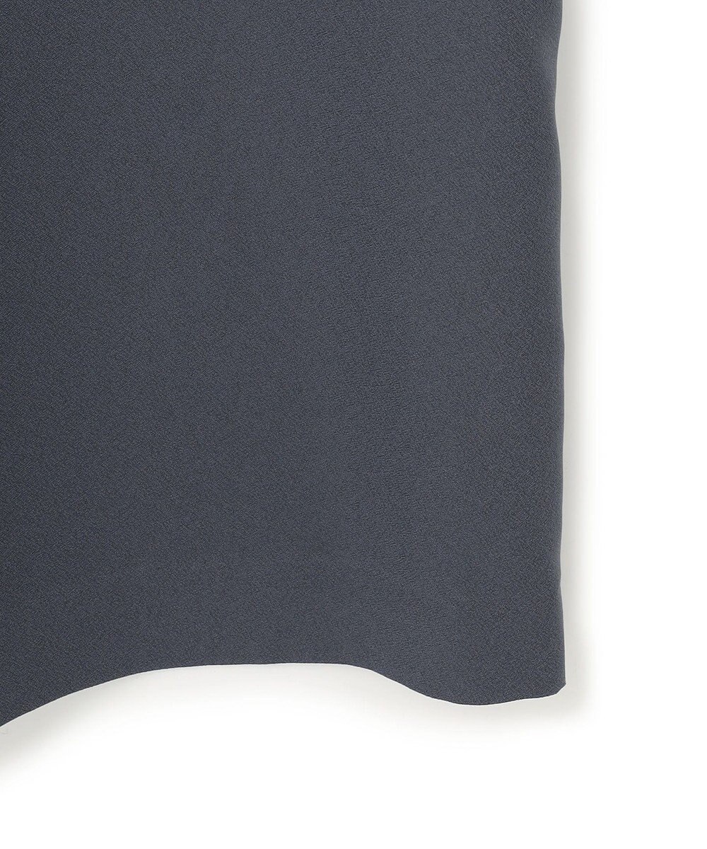 ICB 【先行予約・WEB限定】FluidBackSatin ニット衿シャツワンピース 