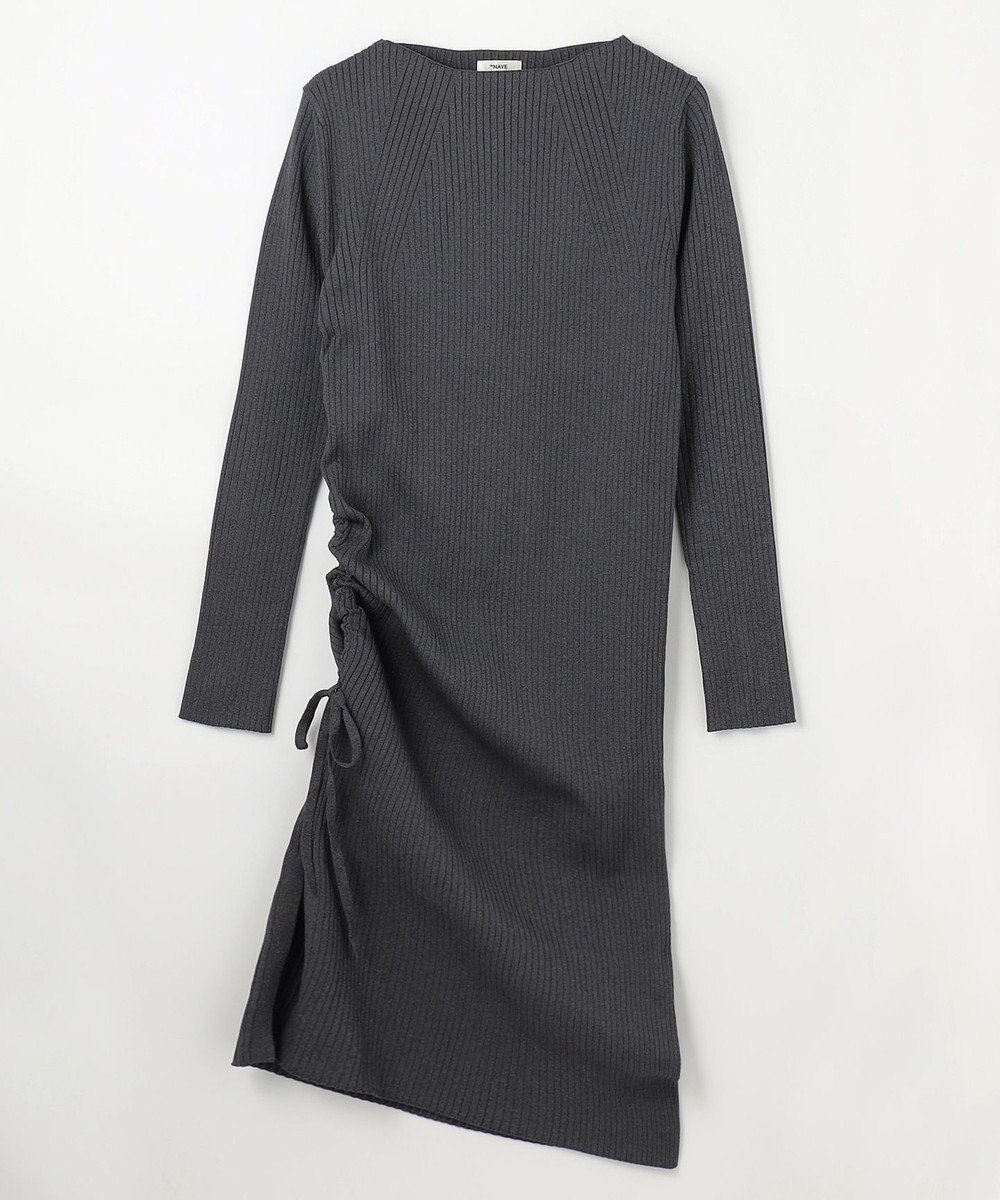 NAVE 【ReNAVE・洗える】スポンディッシュワイドリブワンピース 