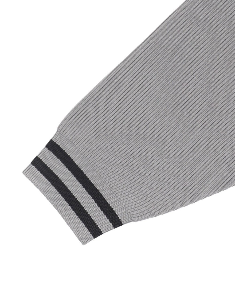 WEGO 【ユニセックス着用ITEM/MLサイズ展開】ラグラングラフィックニットブルゾン 