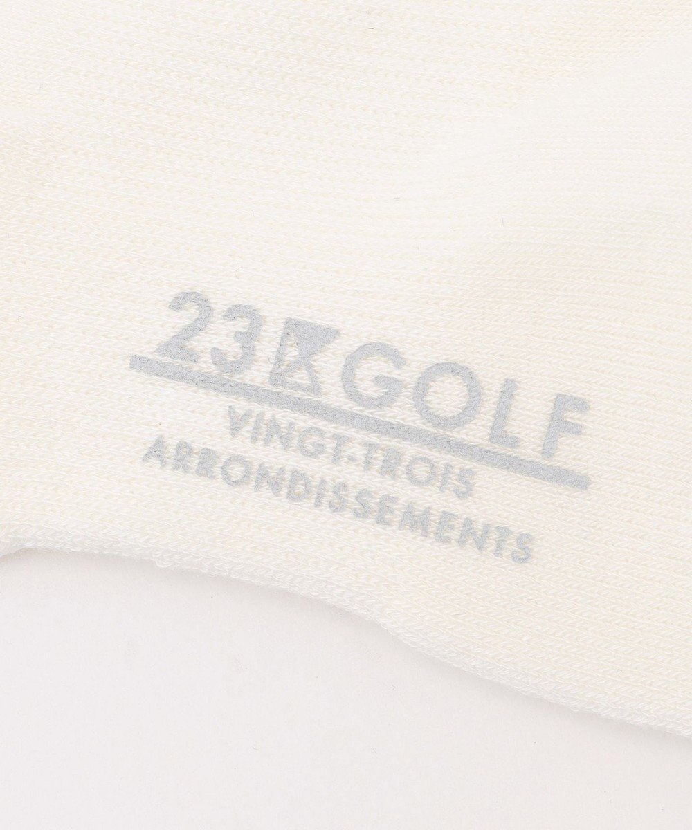 23区GOLF 【MEN】ロゴレギュラーソックス 18cm 