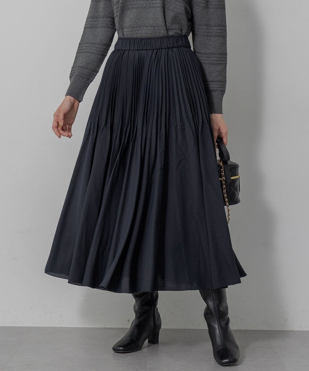 組曲 S 【加藤ローサさん着用】アンティークオーガンプリーツ スカート 