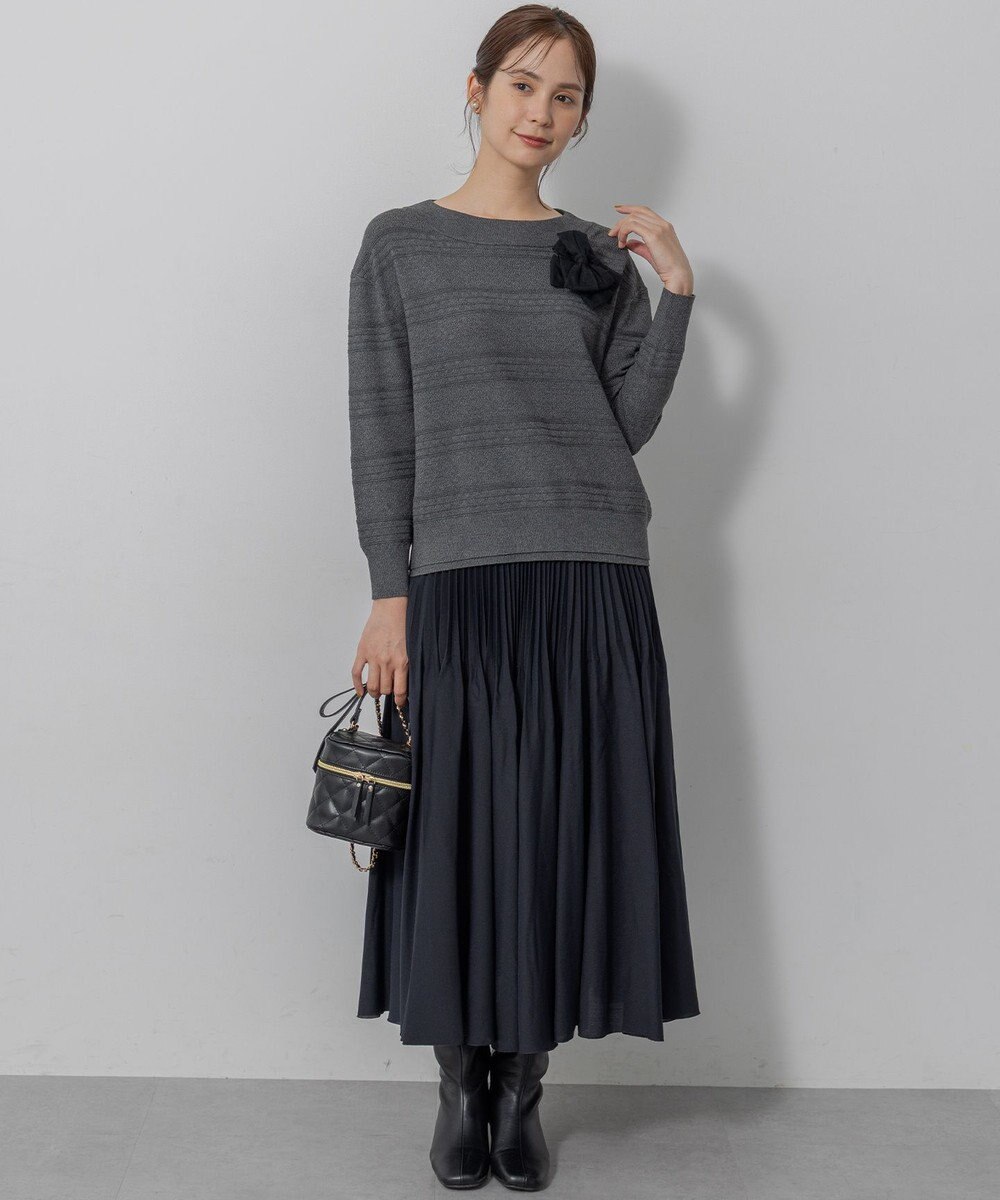 組曲 S 【加藤ローサさん着用】アンティークオーガンプリーツ スカート 