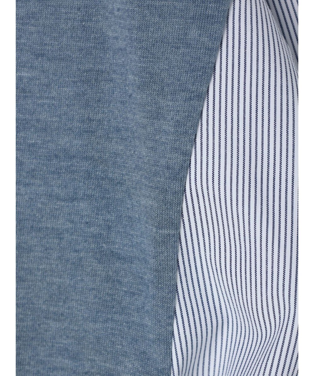 Green Parks 布帛ドッキング脇リボンプルオーバー 