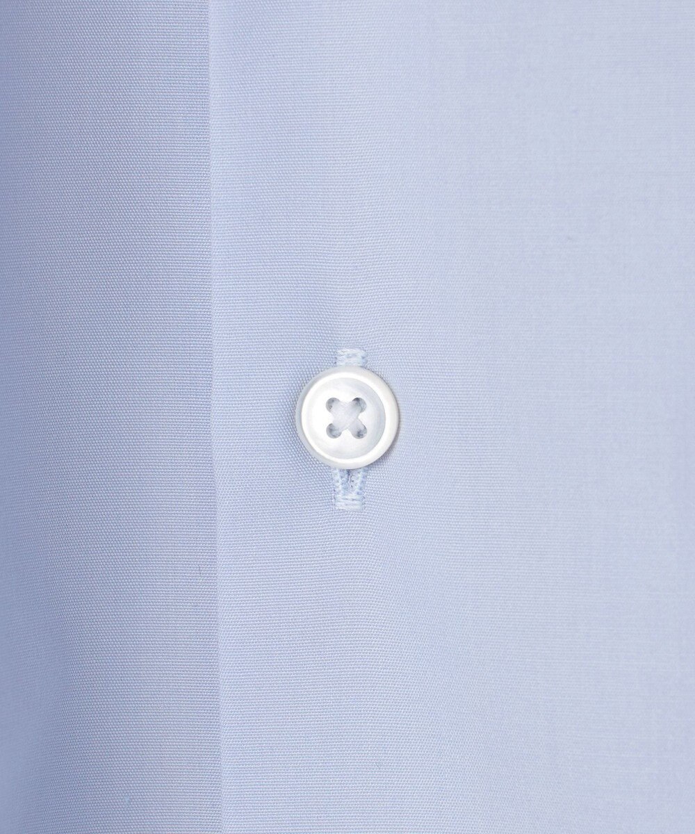 GOTAIRIKU 【シワになりにくい/洗える】ＴＣブロード シャツ_バンドカラー 