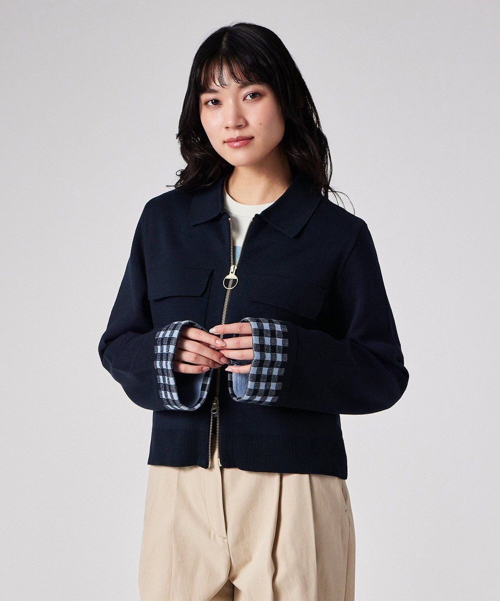 Paul Smith Paul Smith Loves Barbour Whitby Knitted ジップアップジャケット 