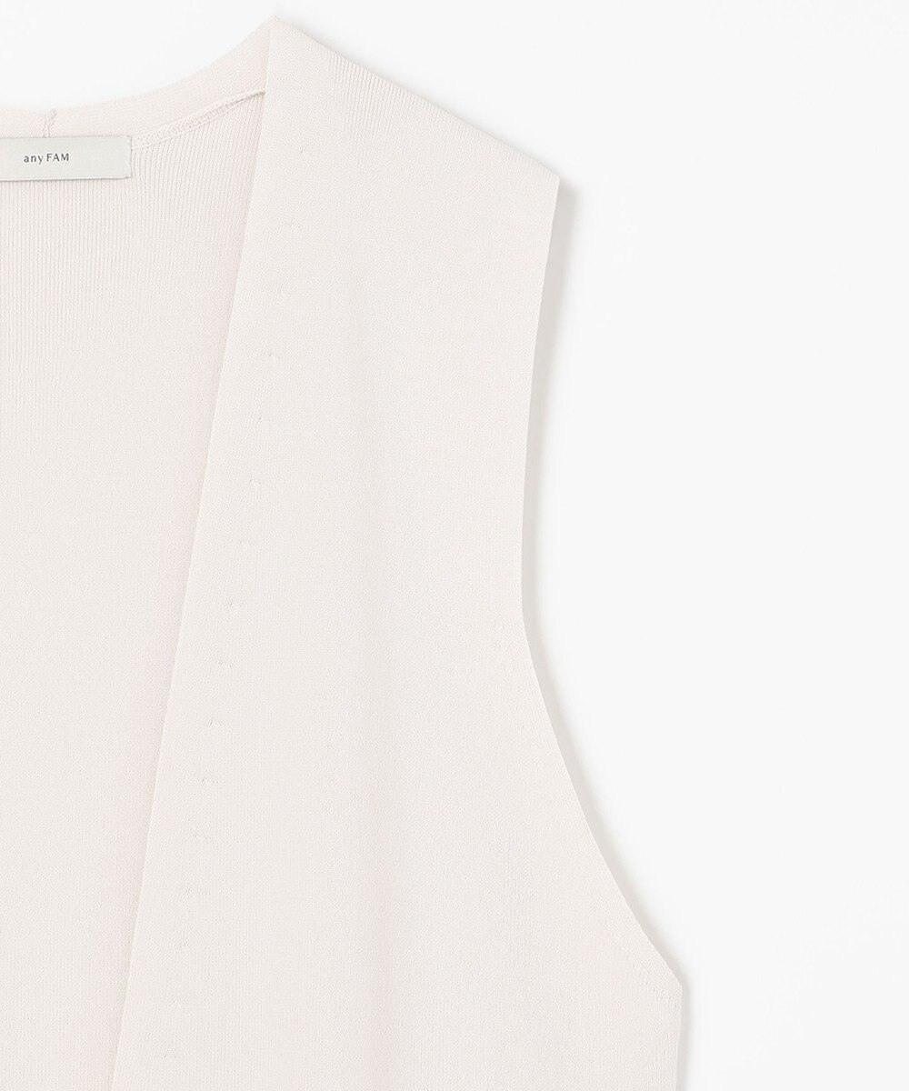 ANY L 【洗濯機可/接触冷感】クールタッチニットジレ 