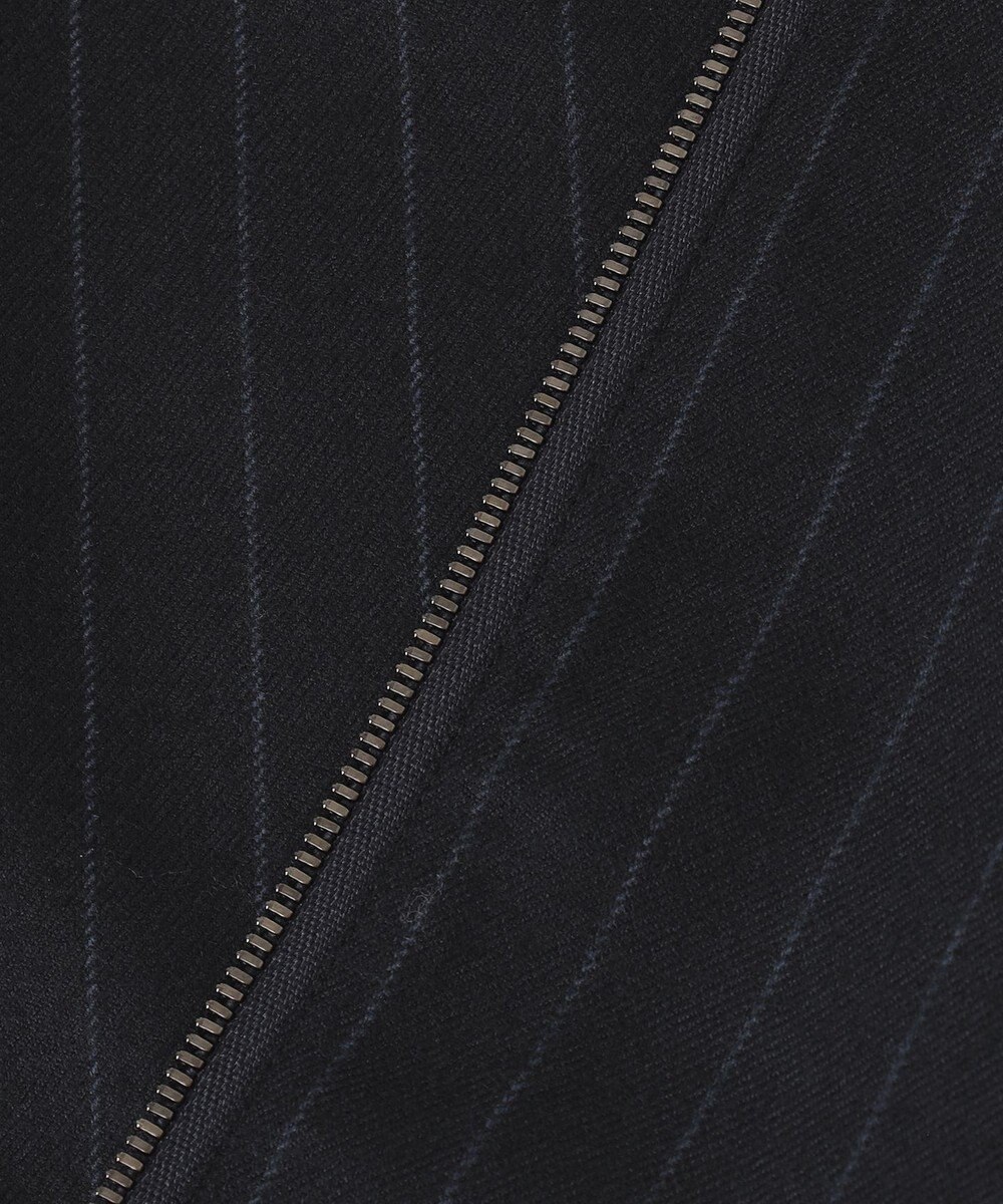 JOSEPH HOMME SAXONY PINSTRIPE ZIP UP JACKET 
