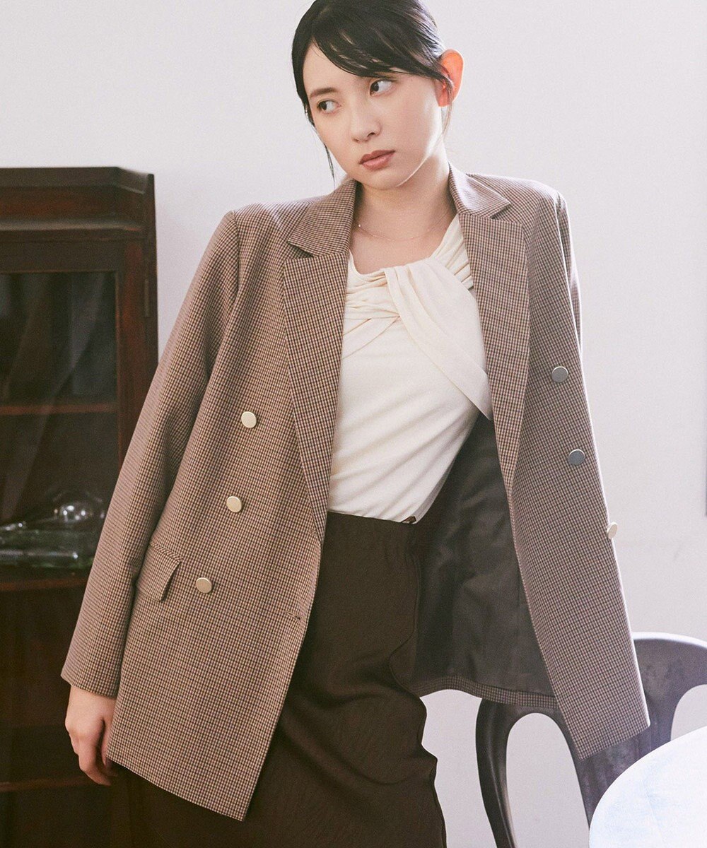 earth music&ecology リボンライクドレーププルオーバー 