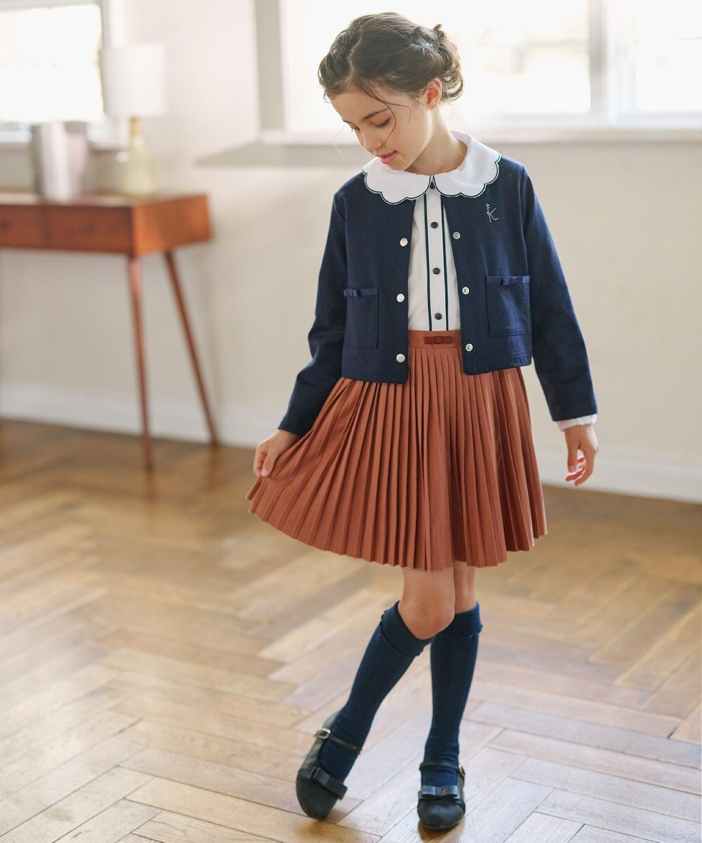 組曲 KIDS 【110-140cm】ツイル天竺 ブラウス 