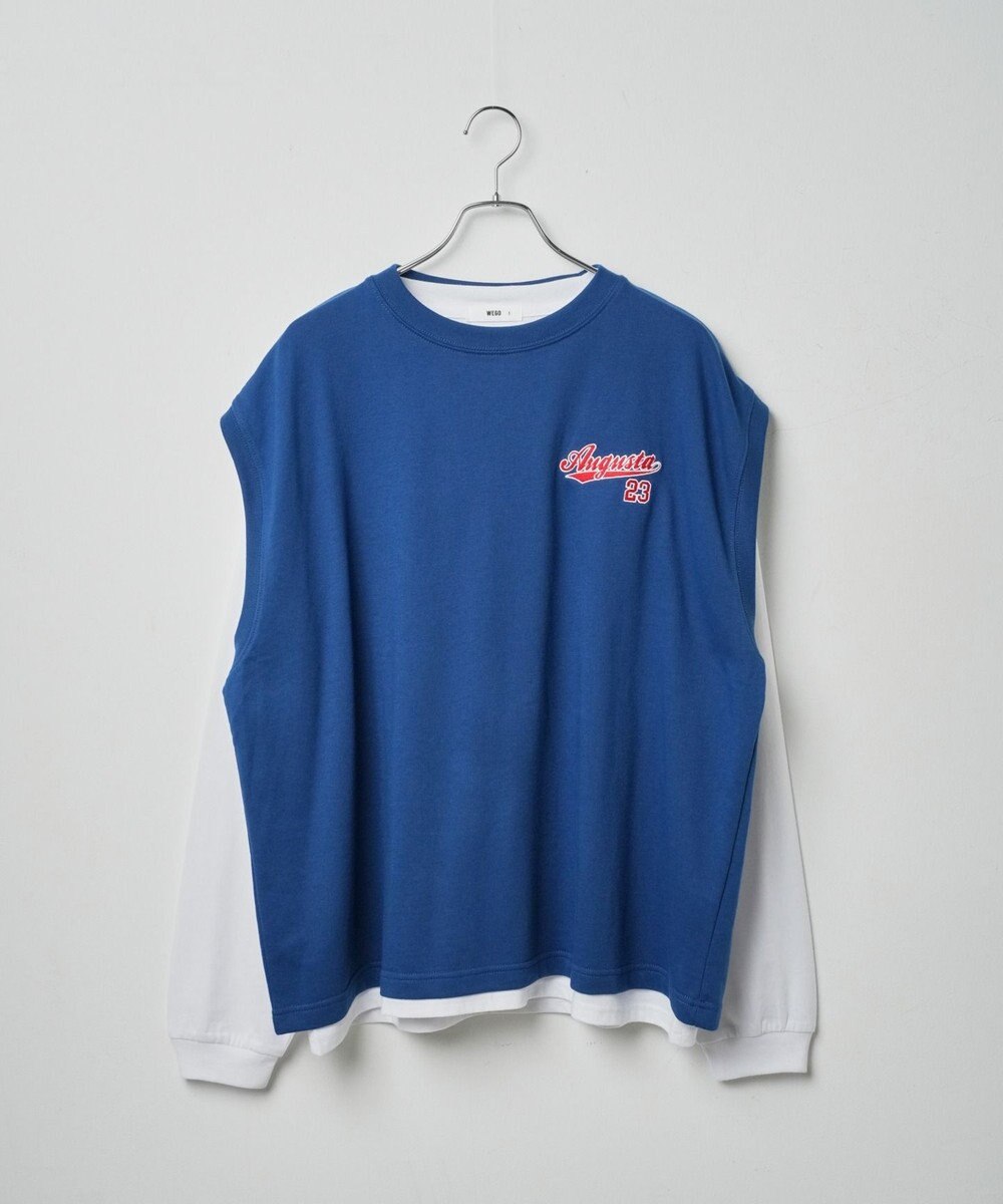 WEGO アンサンブルスウェットベストロンT 