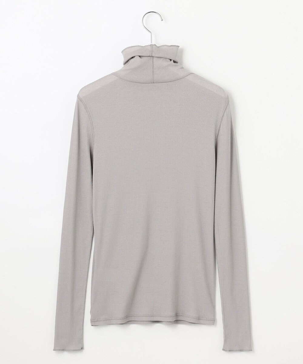 23区 【SLOW/一部店舗限定】新色追加！シアーリブロンTEE タートルネック カットソー 