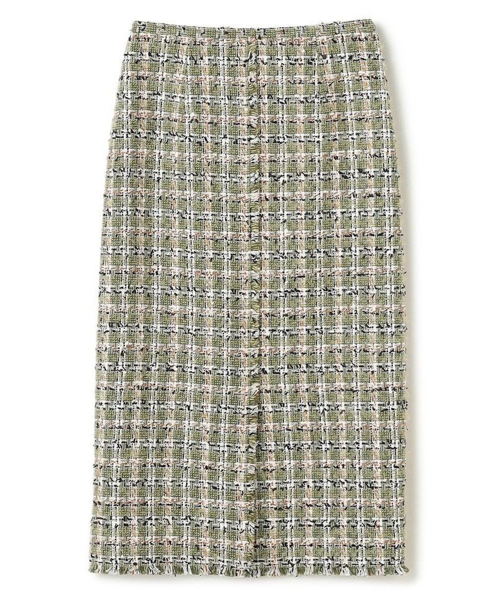 BEIGE， BERYL / ファンシーツイード Iラインスカート 