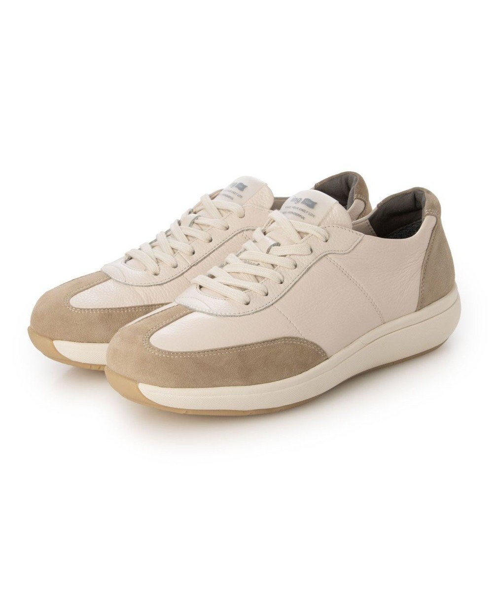 ing <ing>レザースニーカー 