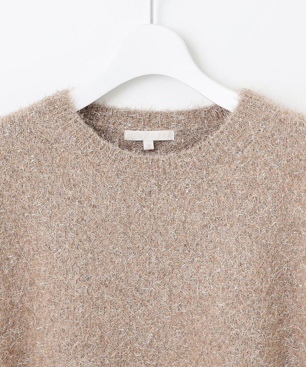 自由区 L 【洗える】フェザーラメ ベスト 