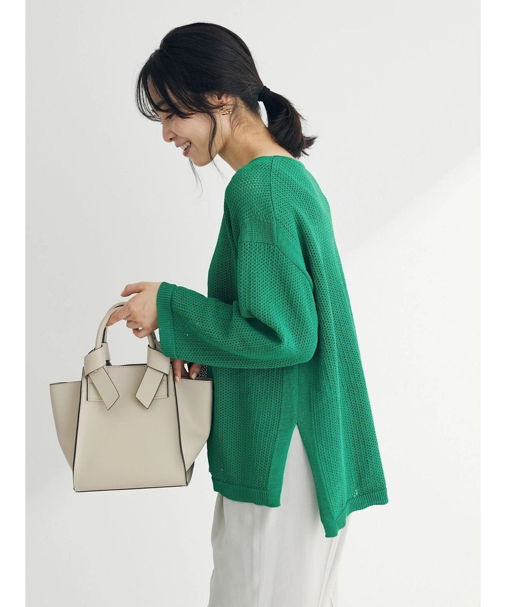 Green Parks メッシュニットプルオーバー 