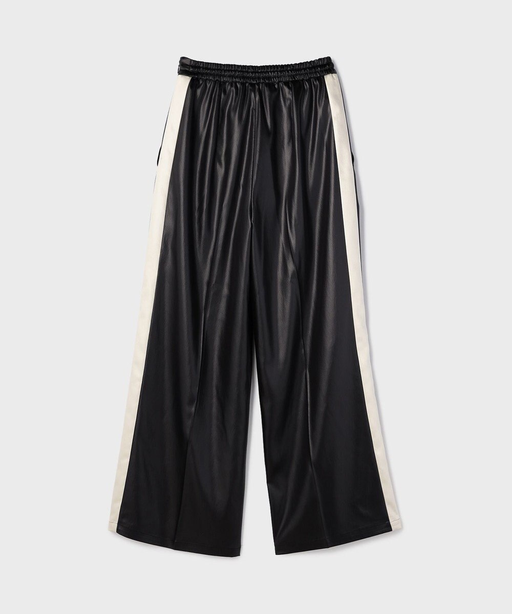 GRACE CONTINENTAL レザーライクパンツ 