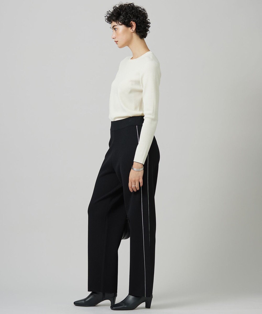 ICB L 【洗える】シンセティックダブルフェイス  ニットトラックパンツ 