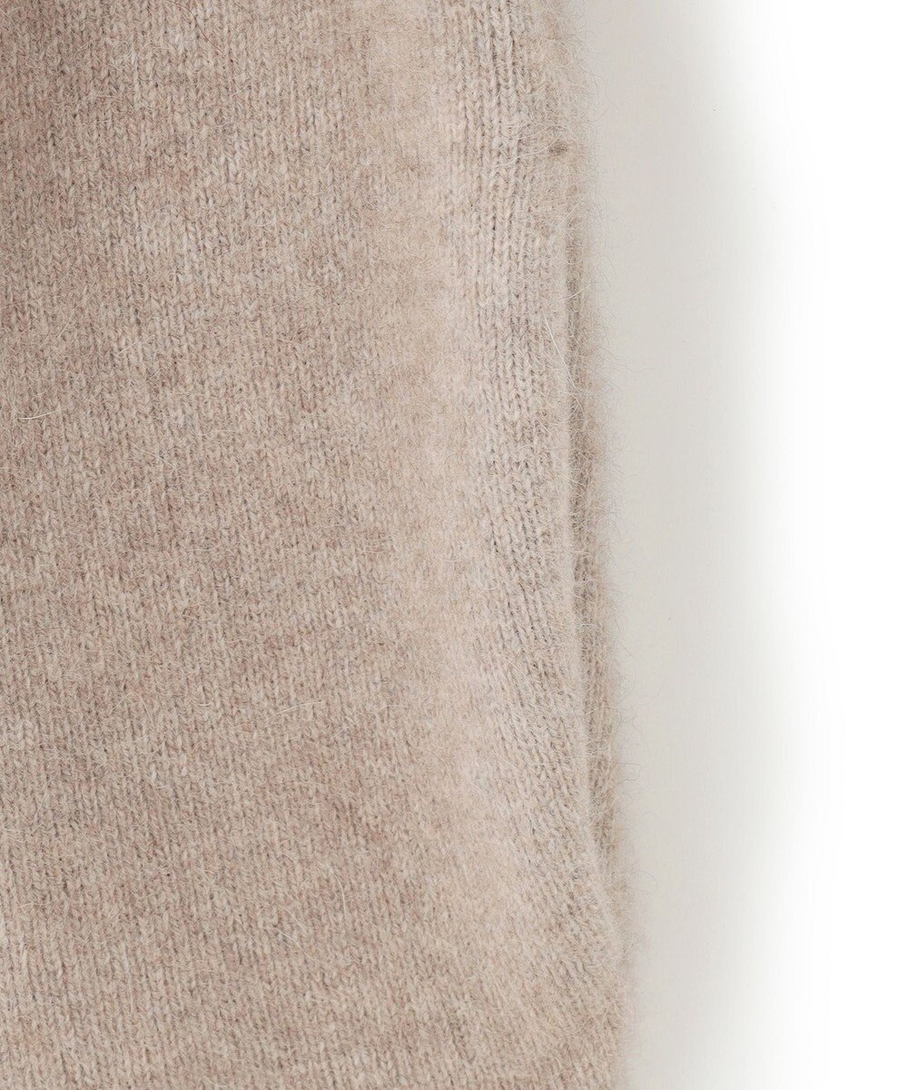 23区 ラクーンブレンドダブルフェイス ニット フーディー 