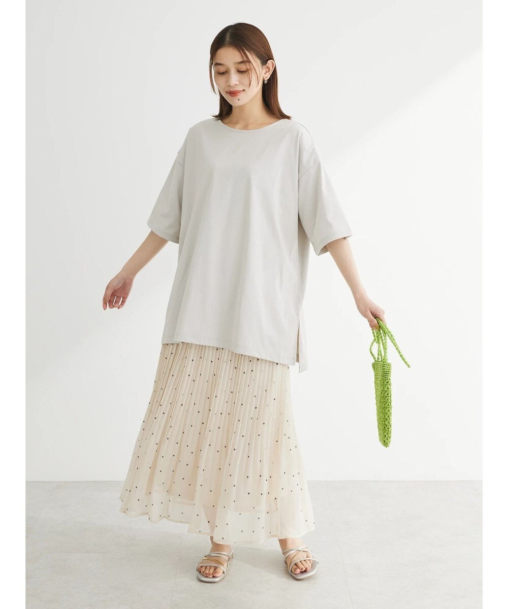 Green Parks シフォンプリーツスカート 