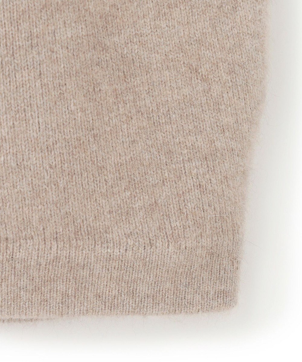 23区 ラクーンブレンドダブルフェイス ニット フーディー 