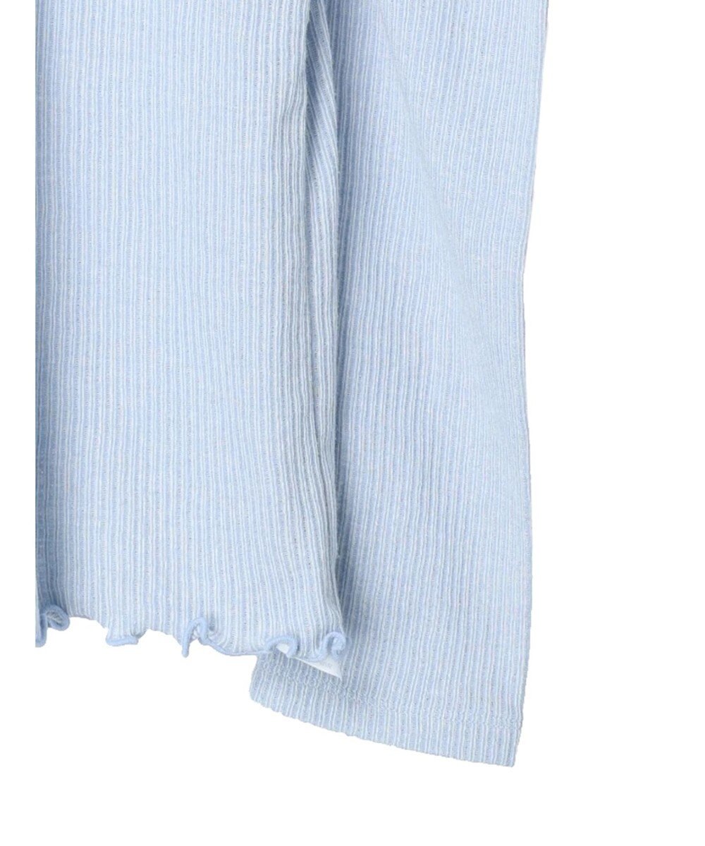 earth music&ecology パフスリーブクレープリブインナー 