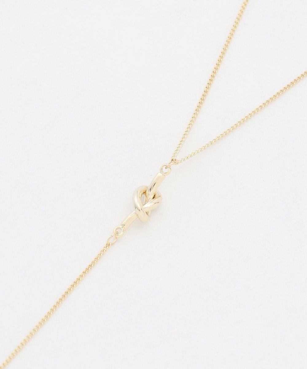 ANY ノットリボンメタルネックレス 