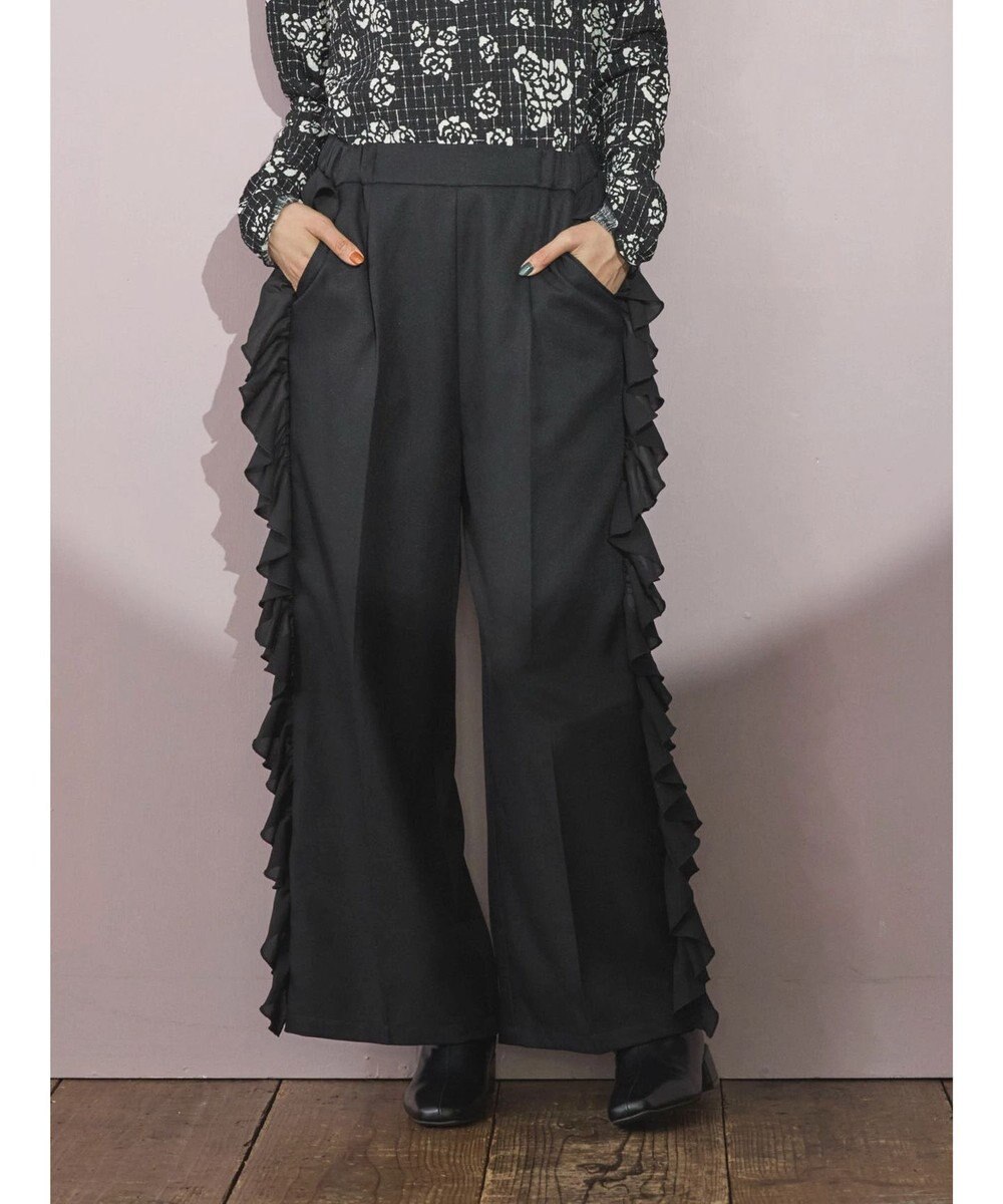 Green Parks ■ＥＳＣＡＲ　サイドラッフルストレートパンツ 