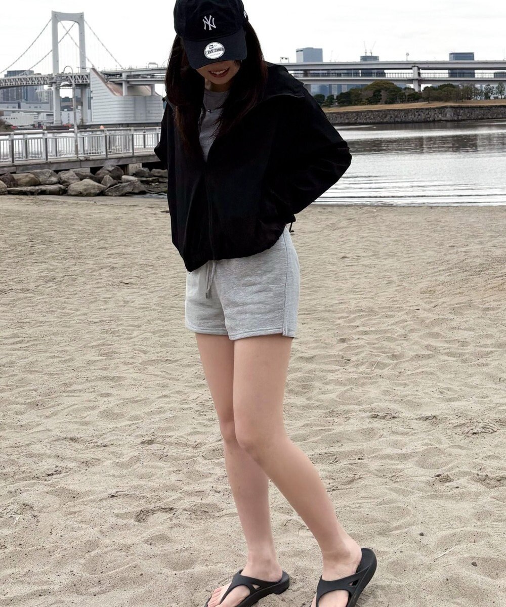 WEGO 【日焼け対策/セットアップ対応】ラッシュガードZIPパーカー 