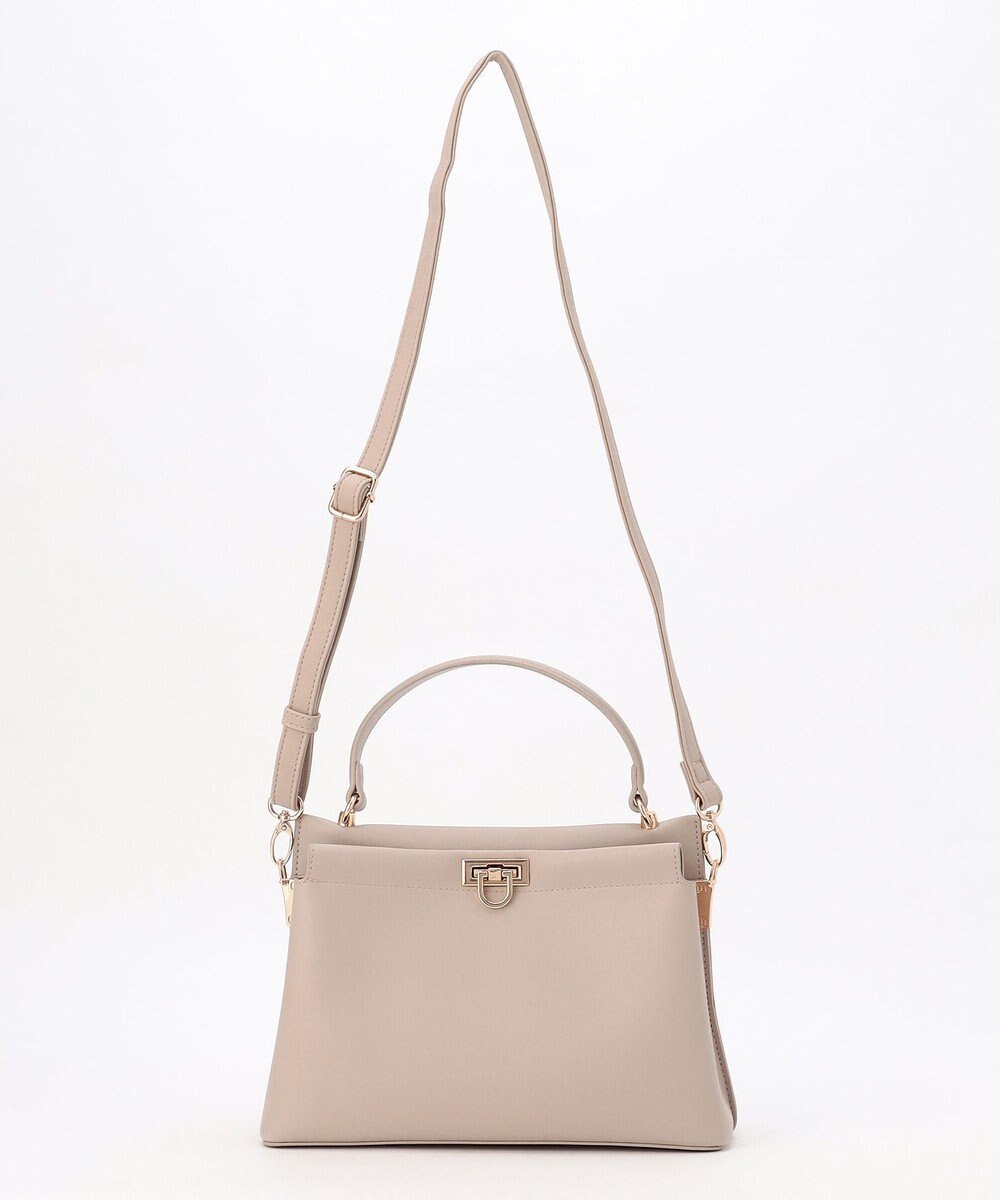 ANY SIS 【2WAY】スクエアミディトート バッグ 