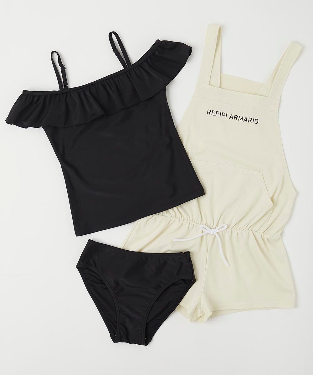 OP／FILA 【repipi armario】サロペット付き水着 3点セット 