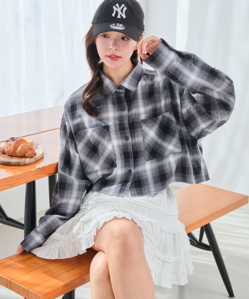 WEGO チェックショートシャツ 