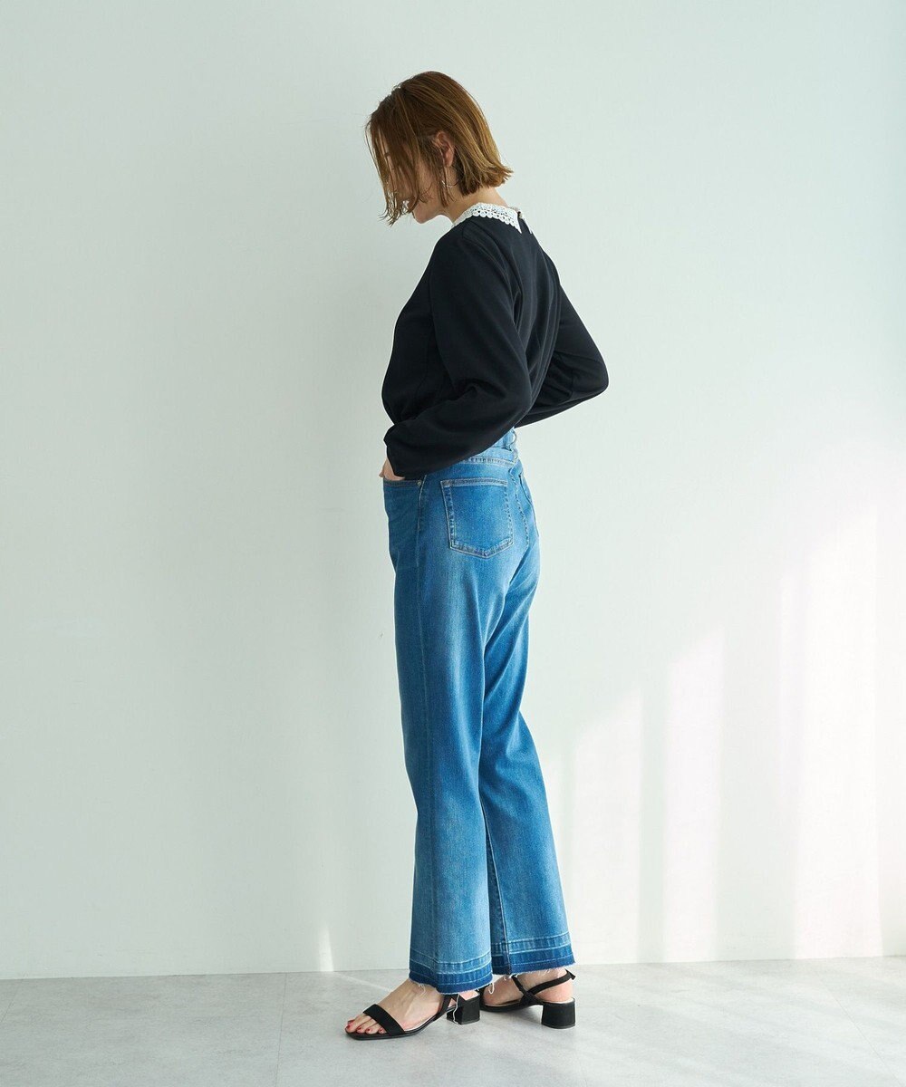 YECCA VECCA カットオフストレッチデニムパンツ 