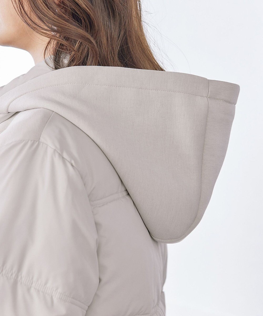 Tiaclasse ファイバーダウン×ダンボール異素材ロングコート 