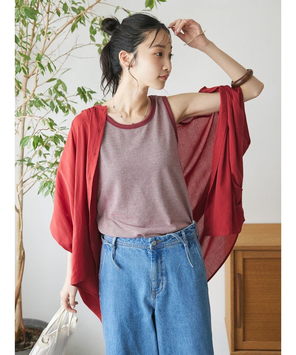 CRAFT STANDARD BOUTIQUE レトロ柄前後２ＷＡＹタンクトップ 