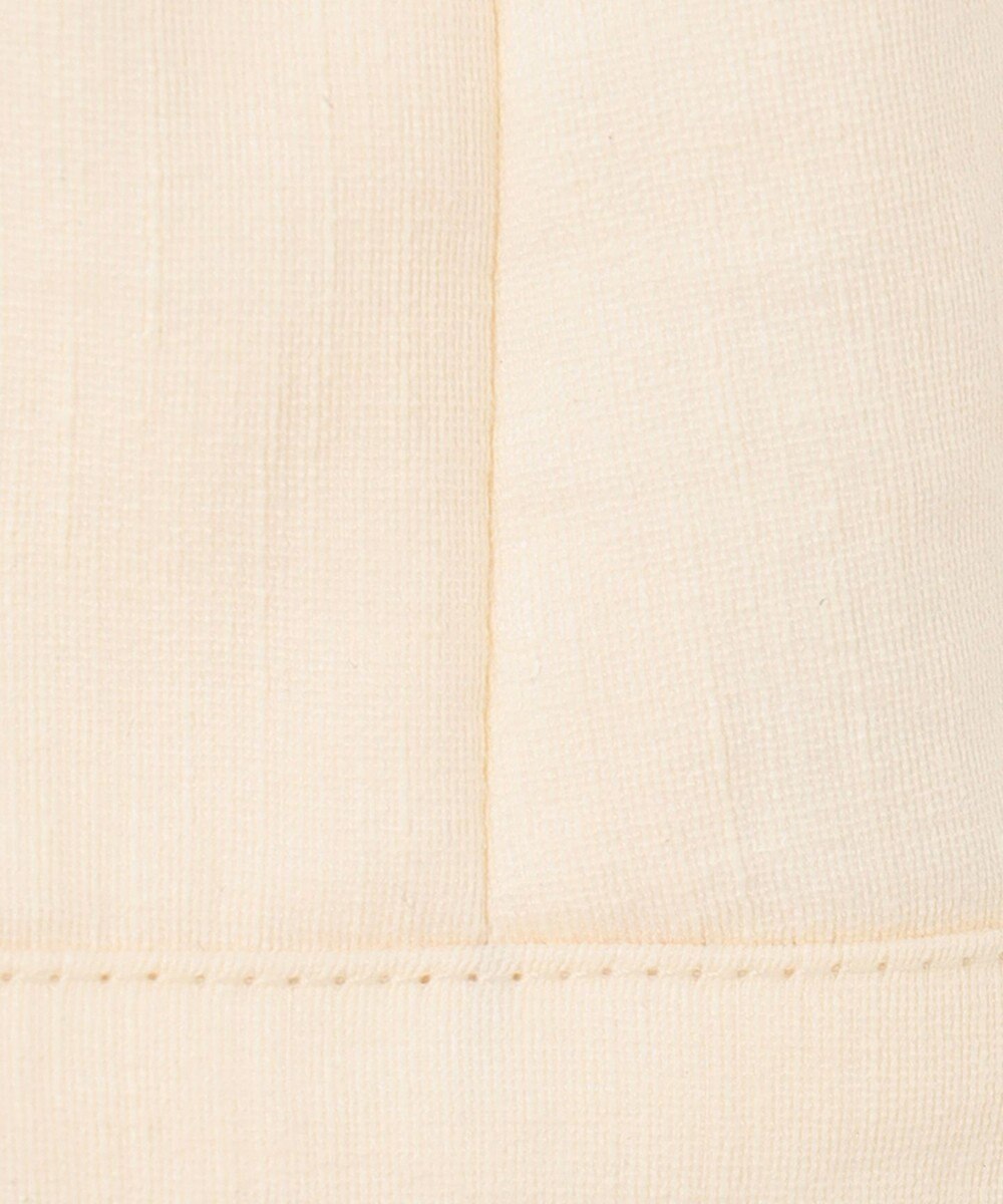 自由区 【XSサイズ～/洗える】ブライトリネンファイユ ジップアップブルゾン 