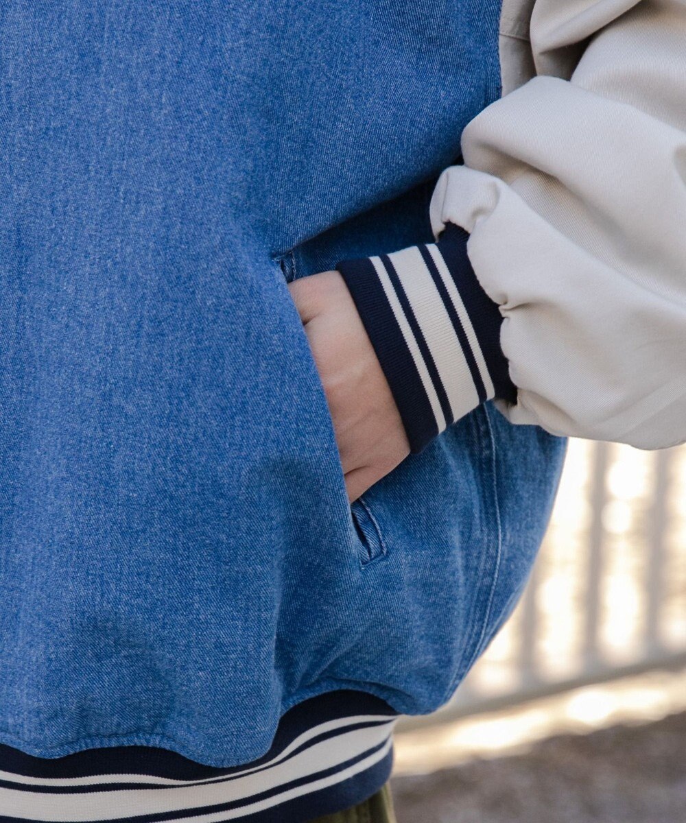 WEGO デニムスタジャン 