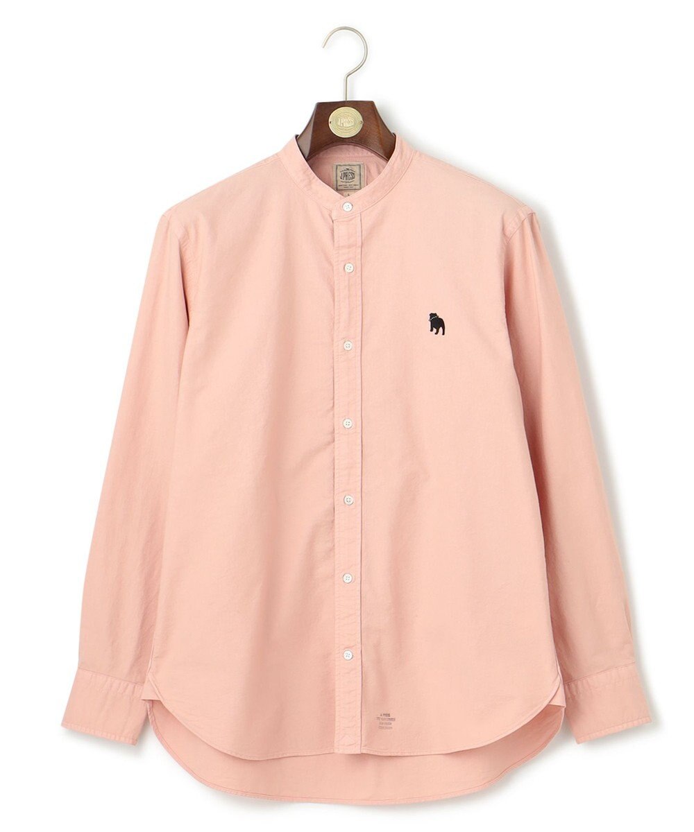 J.PRESS MEN 【大人気バックブル】バンドカラー オックスフォードシャツ 