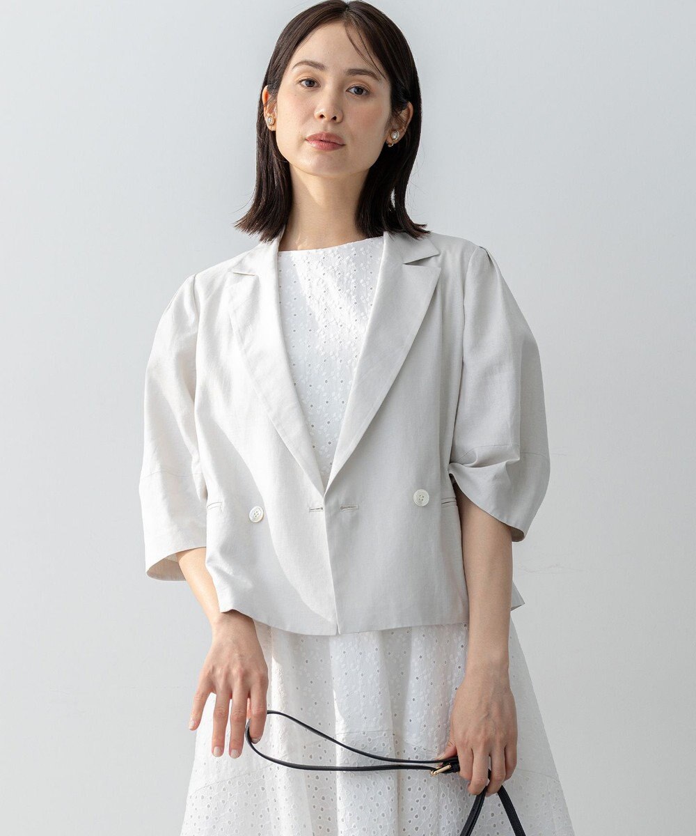 組曲 S リネンレーヨン ジャケット 
