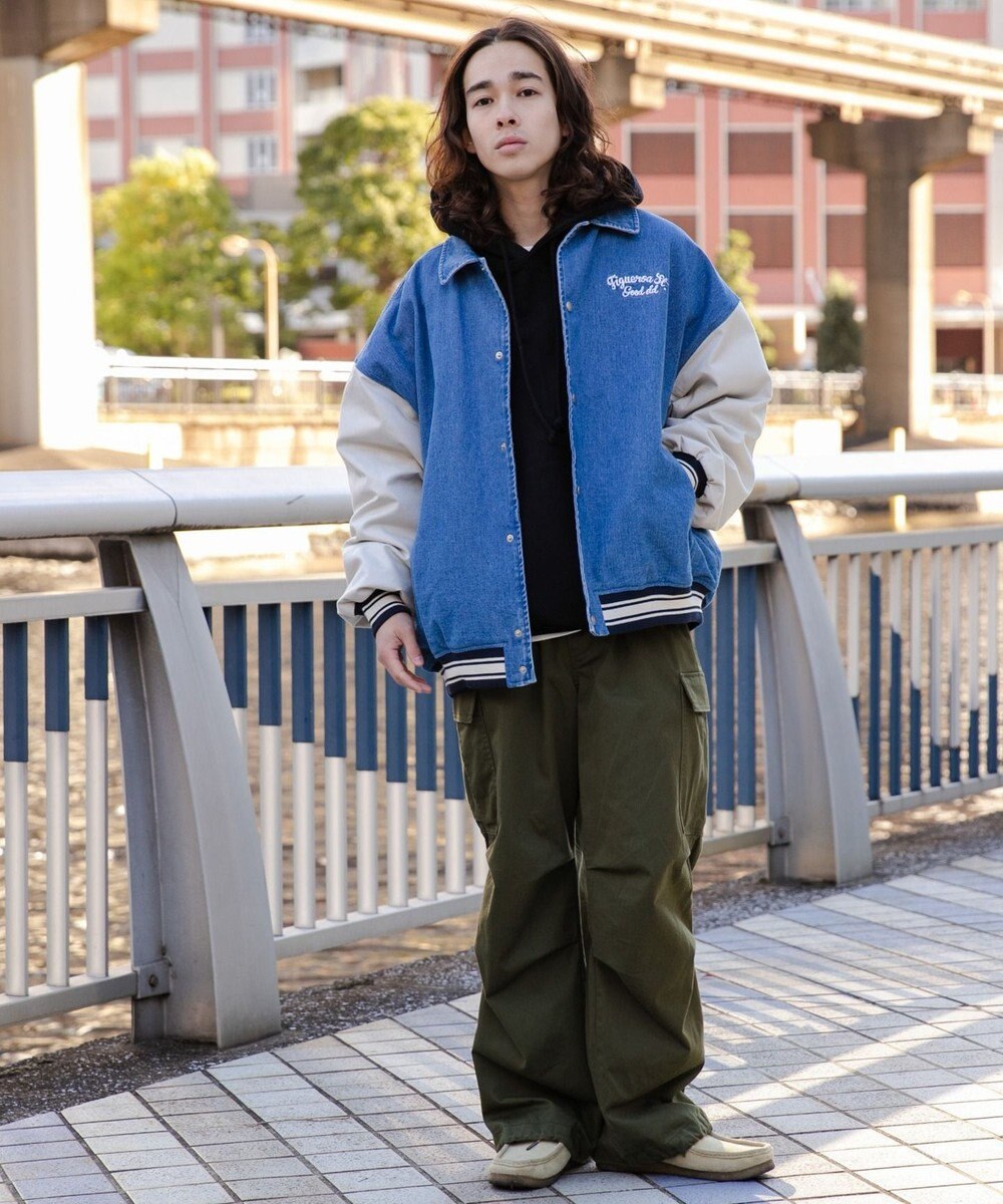 WEGO デニムスタジャン 