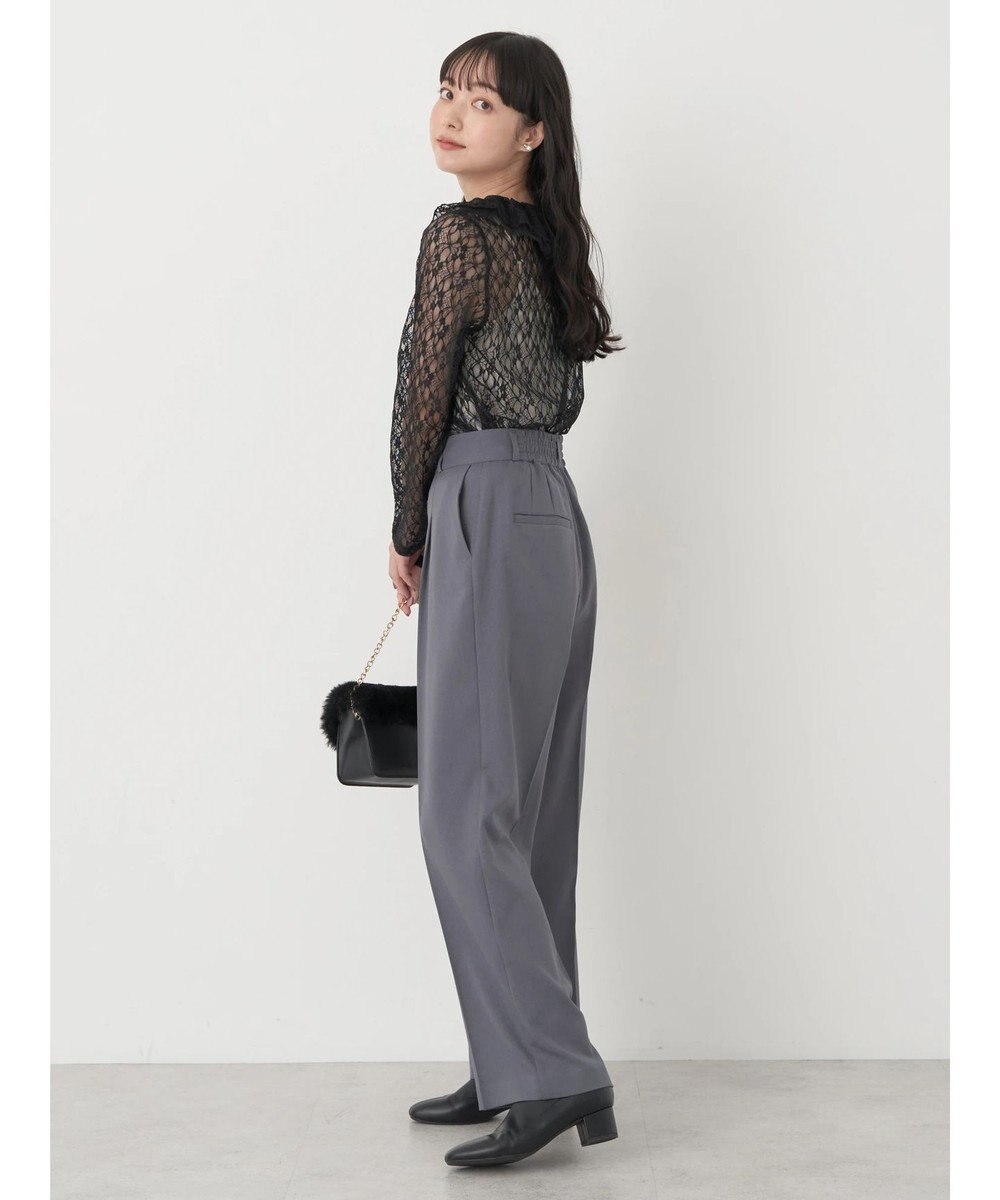 earth music&ecology ポコポコレースブラウス 