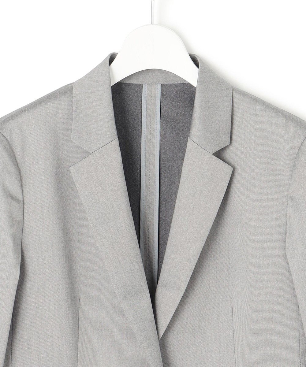 23区 S 【セットアップ対応/洗える】ストレッチシャンブレー テーラードジャケット 