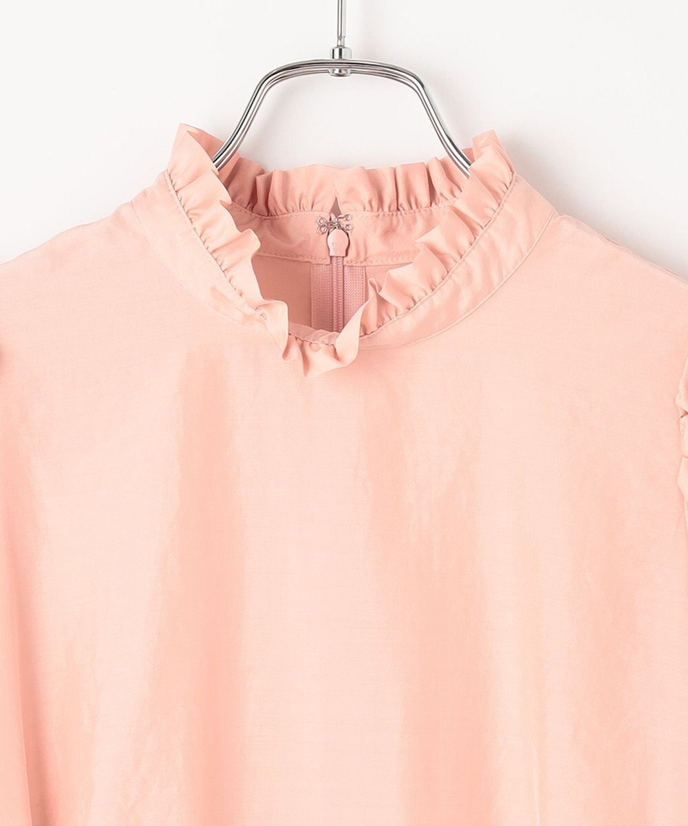 #Newans 【ANSWER for 骨格ウェーブ】フリルカラーパフスリーブチュニック 