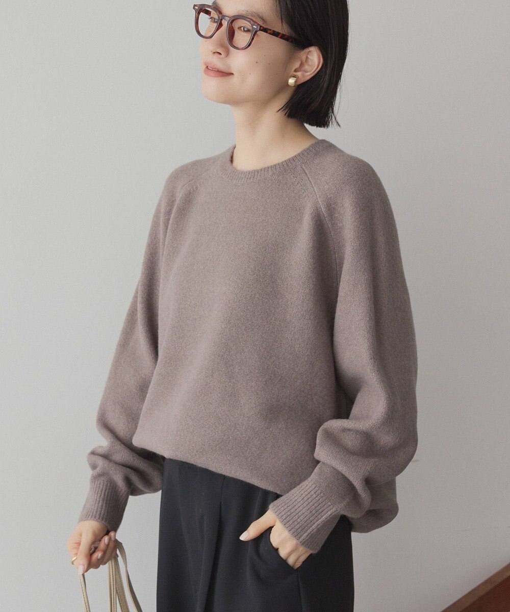 AMERICAN HOLIC ラグランラメニットプルオーバー 