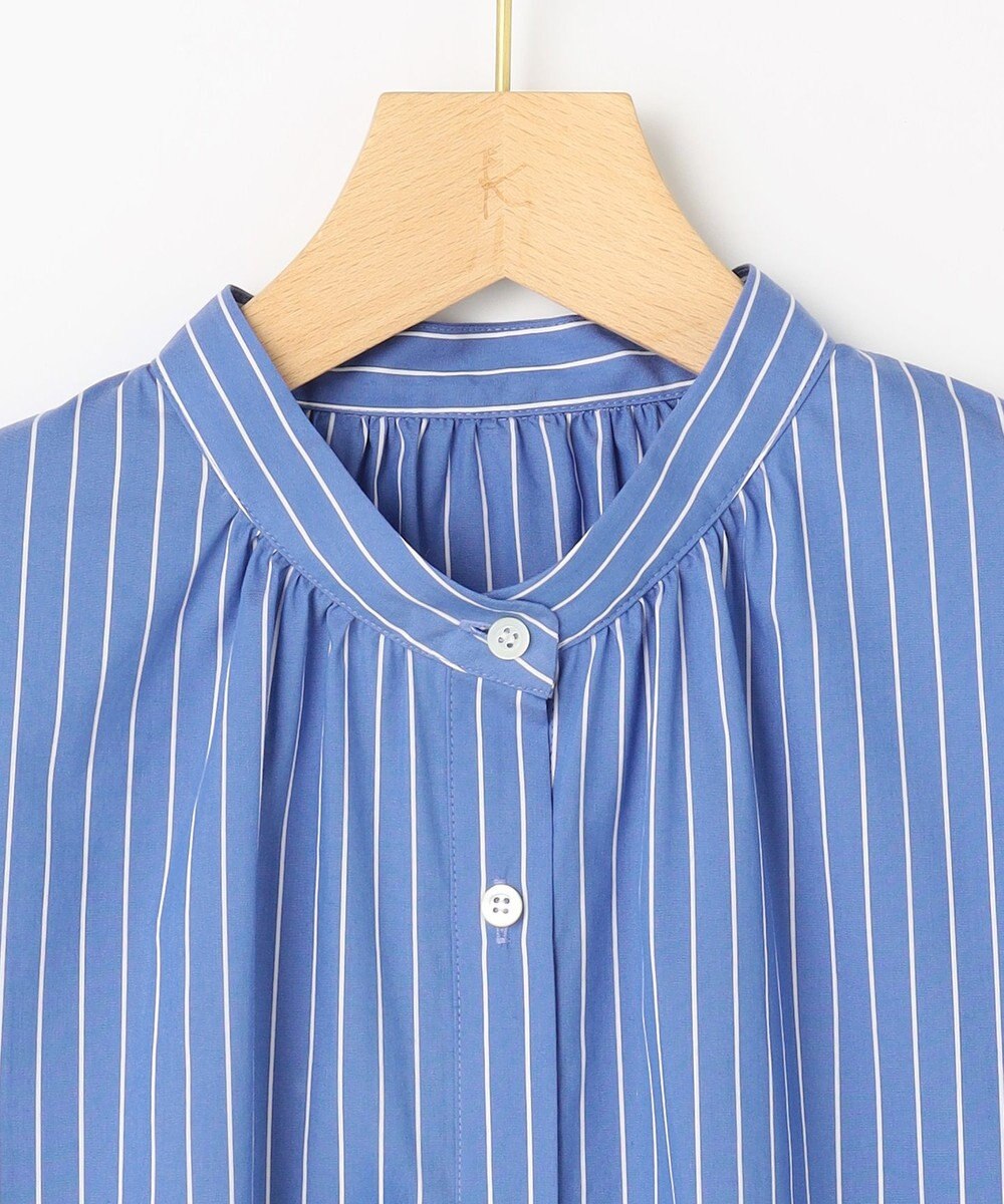 組曲 【先行予約・2WAY】エアリーシャーティングフリル襟 ブラウス 