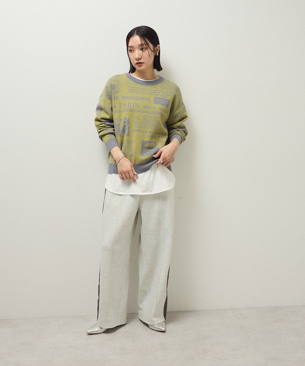 Green Parks ・ｆｕｒｒｙ　ｒａｔｅ　ジャカードニットプルオーバ 