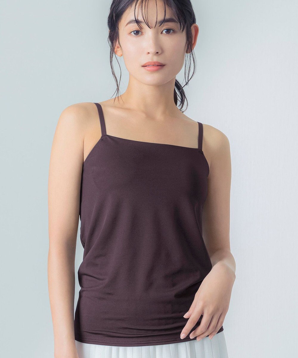 Wing カップ付きキャミソール ラク きれいなバストシルエット 【シンクロブラトップ 吸汗速乾タイプ】 ブラトップ ET1052 ウイング／ワコール 