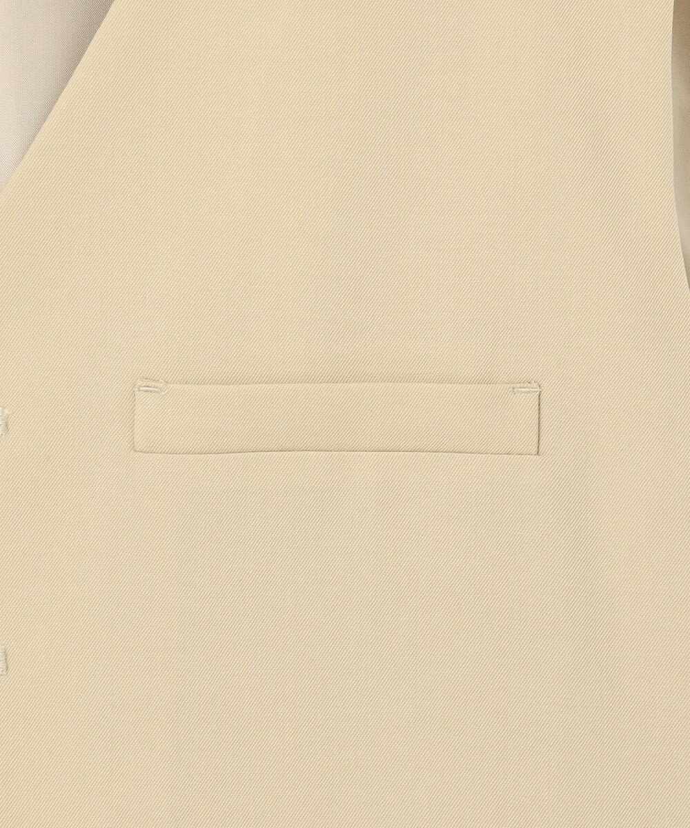 NAVE 【Nave・セットアップ可】ウールポリエステルツイルベスト 